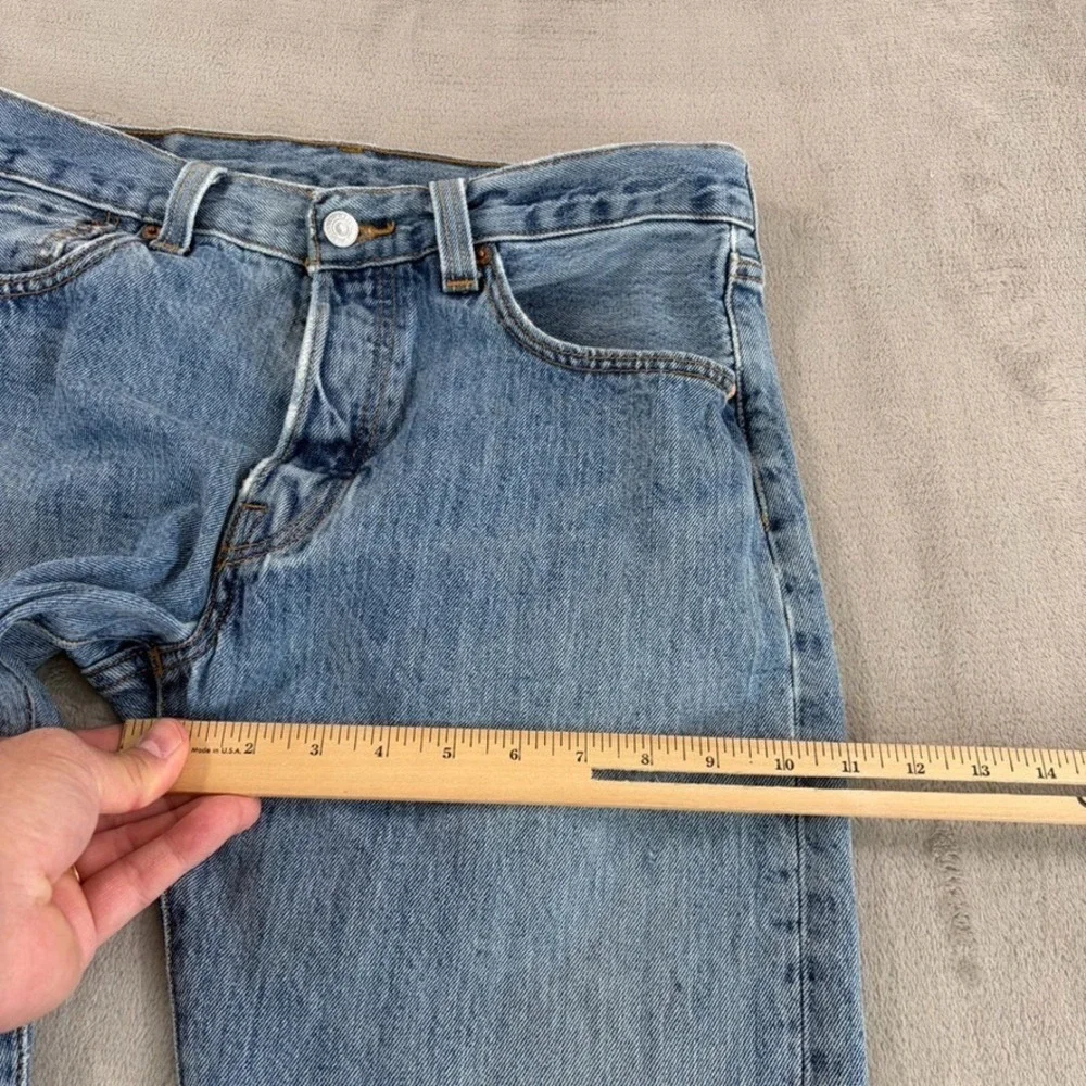 Vintage Levis 501 Jeans Men 32x28 (Tag 32x29) Blue‎ Wash Distressed Denim Grunge